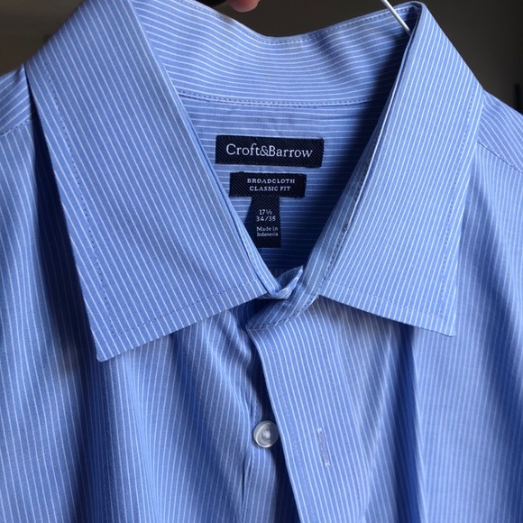 Blue striped dress shirt - Picture 5 of 8